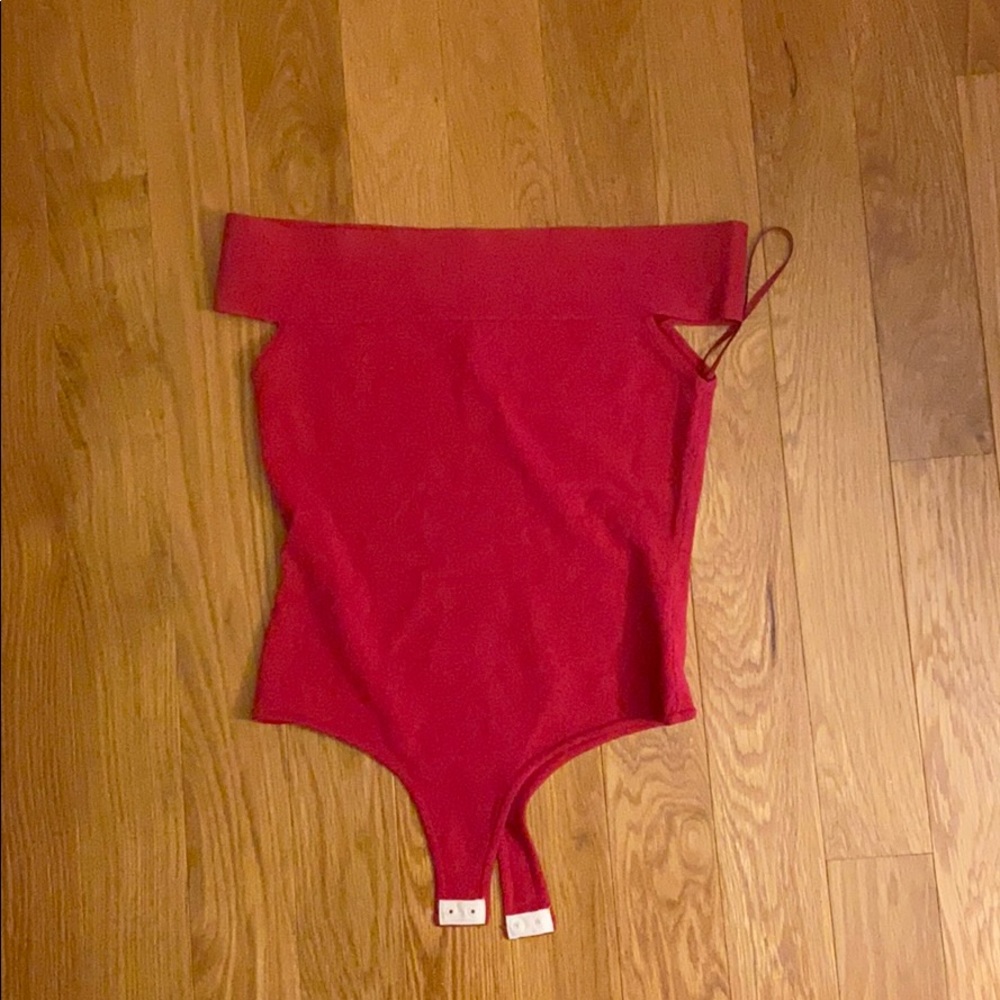 Off the shoulder body suit